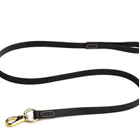 HKM-2664765 Durable Cowhide Dog Leash for Medium to Large Breeds, Ideal for Golden Retrievers, Labradors, Corgis, and Huskies