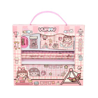 HKM-266515 Kawaii Children's Stationery Set - Six-Piece Hand Pencil Gift Box for School Use