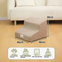 HKM-2666429 Pet Bed Stairs - Wooden Pet Bedside Ramp for Dogs