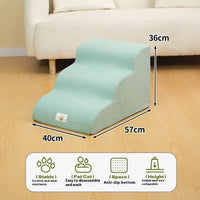 HKM-2666429 Pet Bed Stairs - Wooden Pet Bedside Ramp for Dogs