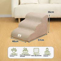 HKM-2666429 Pet Bed Stairs - Wooden Pet Bedside Ramp for Dogs