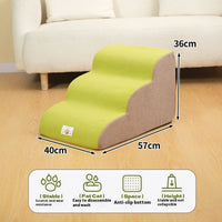 HKM-2666429 Pet Bed Stairs - Wooden Pet Bedside Ramp for Dogs