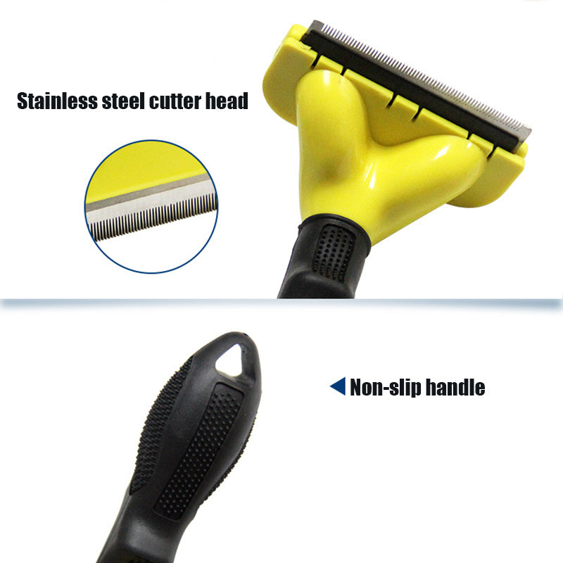 HKM-2666557 Eco-Friendly Stainless Steel Pet Grooming Comb for Dogs and Cats ¨C Ideal for All Sizes