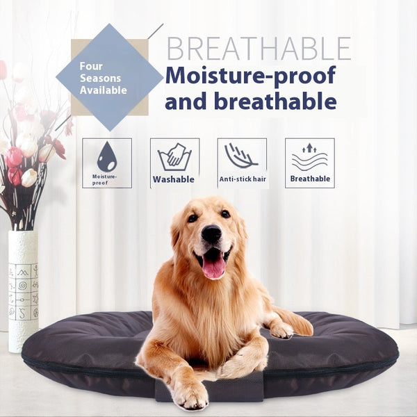 HKM-2666813 Four Seasons Removable Washable Oxford Cloth Pet Mattress - Small Size, Comfortable Filling, Multiple Colors