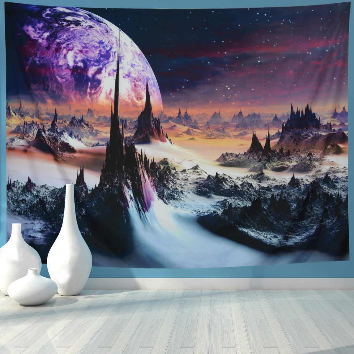 HKM-266707 Geometric Map Printed Polyester Beach Towel and Sitting Blanket - Multiple Sizes Available