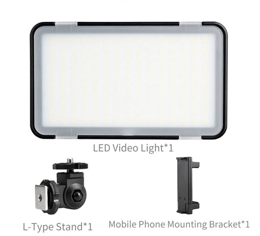 HKM-266771 Ultra-Thin Mobile Phone Photography LED Light - 150 LEDs, Adjustable Brightness, 5600K Color Temperature