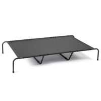 HKM-2669373 Elevated Dog Bed with Textilene Mesh and Powder-Coated Steel, Ideal for Indoor and Outdoor Use