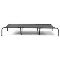 HKM-2669373 Elevated Dog Bed with Textilene Mesh and Powder-Coated Steel, Ideal for Indoor and Outdoor Use