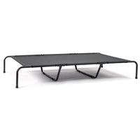 HKM-2669373 Elevated Dog Bed with Textilene Mesh and Powder-Coated Steel, Ideal for Indoor and Outdoor Use