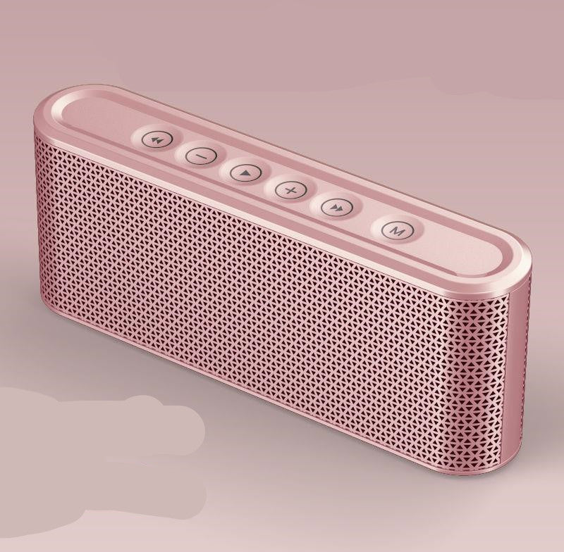 HKM-267027 Portable 8000mAh Power Bank and Mini Speaker with Dual Heavy Bass Speakers