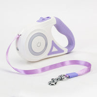 HKM-2670525 Retractable Dog Leash with Collar - Automatic Traction Rope for Small to Large Pets