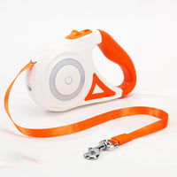 HKM-2670525 Retractable Dog Leash with Collar - Automatic Traction Rope for Small to Large Pets
