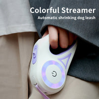 HKM-2670525 Retractable Dog Leash with Collar - Automatic Traction Rope for Small to Large Pets