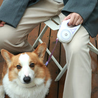 HKM-2670525 Retractable Dog Leash with Collar - Automatic Traction Rope for Small to Large Pets