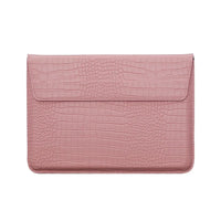 HKM-267091 Portable PU Leather Tablet and Laptop Sleeve Bag with Stand for 11 to 15 Inch Devices