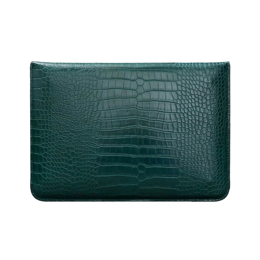 HKM-267091 Portable PU Leather Tablet and Laptop Sleeve Bag with Stand for 11 to 15 Inch Devices