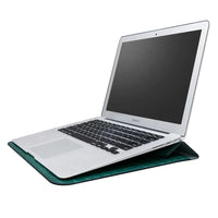 HKM-267091 Portable PU Leather Tablet and Laptop Sleeve Bag with Stand for 11 to 15 Inch Devices