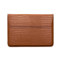 HKM-267091 Portable PU Leather Tablet and Laptop Sleeve Bag with Stand for 11 to 15 Inch Devices