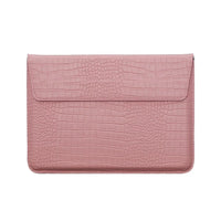 HKM-267091 Portable PU Leather Tablet and Laptop Sleeve Bag with Stand for 11 to 15 Inch Devices