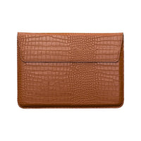 HKM-267091 Portable PU Leather Tablet and Laptop Sleeve Bag with Stand for 11 to 15 Inch Devices