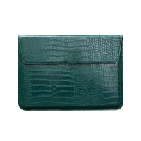 HKM-267091 Portable PU Leather Tablet and Laptop Sleeve Bag with Stand for 11 to 15 Inch Devices