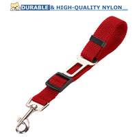 HKM-2672189 Adjustable Nylon Seat Belt for Dogs - Black, Red, Blue, Purple, Green - 2.5 * 70cm