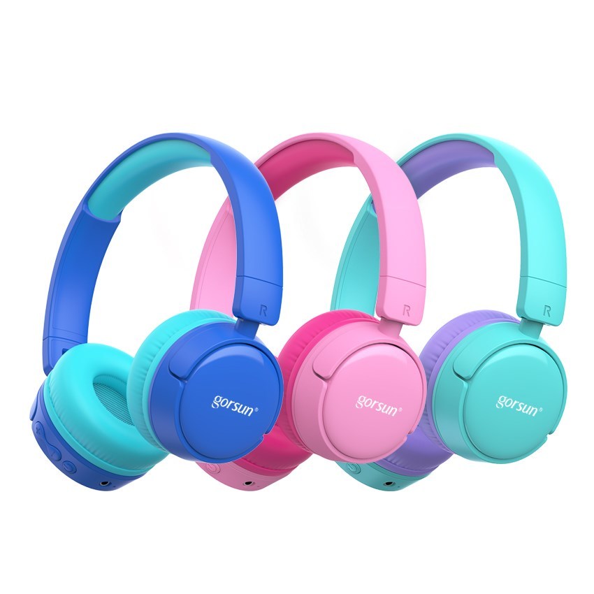HKM-267283 Folding Children's Headset with Bluetooth 5.0, Voice Control, and Adjustable Volume, 15m Range