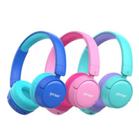 HKM-267283 Folding Children's Headset with Bluetooth 5.0, Voice Control, and Adjustable Volume, 15m Range