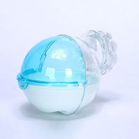 HKM-2672957 Acrylic Hamster Bathroom Cage Box - Blue/Pink, Compact and Easy to Clean