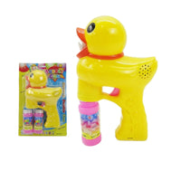 HKM-267347 Cartoon Duck Bubble Blower Toy for Kids Ages 2-7, Fun ABS Plastic Design