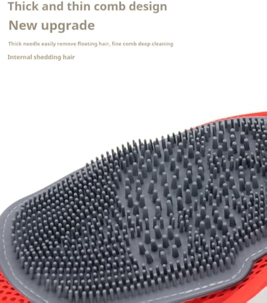 HKM-2673981 Pet Bathing Glove & Grooming Mitten for Easy Hair Removal and Cleaning