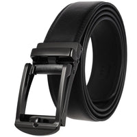 HKM-267411 3.5cm Automatic Flip Closure Buckle Belt for Men