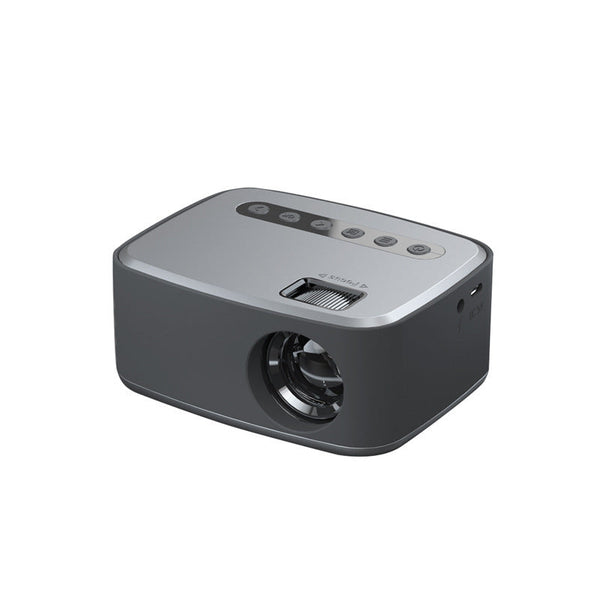 HKM-267411 Mini HD Projector with LED Lens, Compact Front Projection, 16-110 Inches Image Size, Multi-Voltage Compatibility