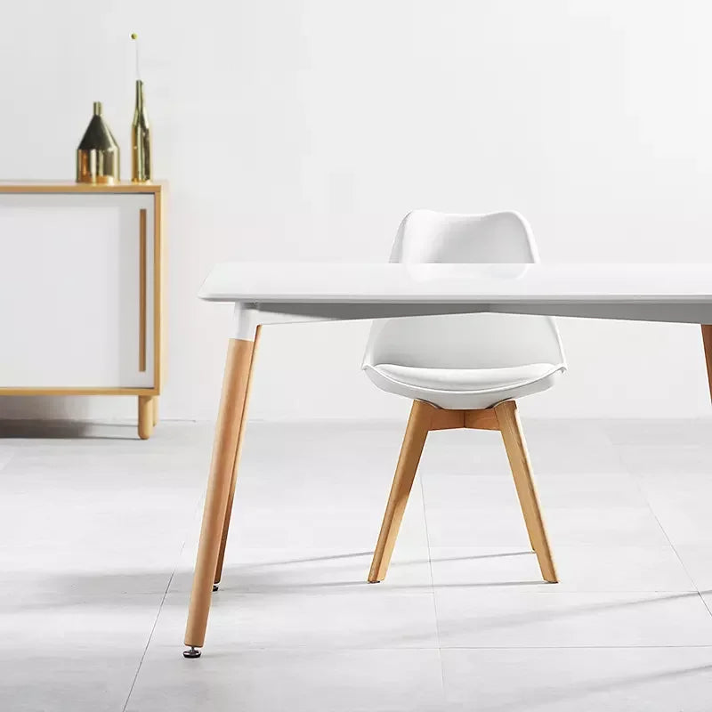 HKM-267411 Modern MDF Wooden Dining Table for Kitchen and Dining Room Use