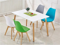 HKM-267411 Modern MDF Wooden Dining Table for Kitchen and Dining Room Use