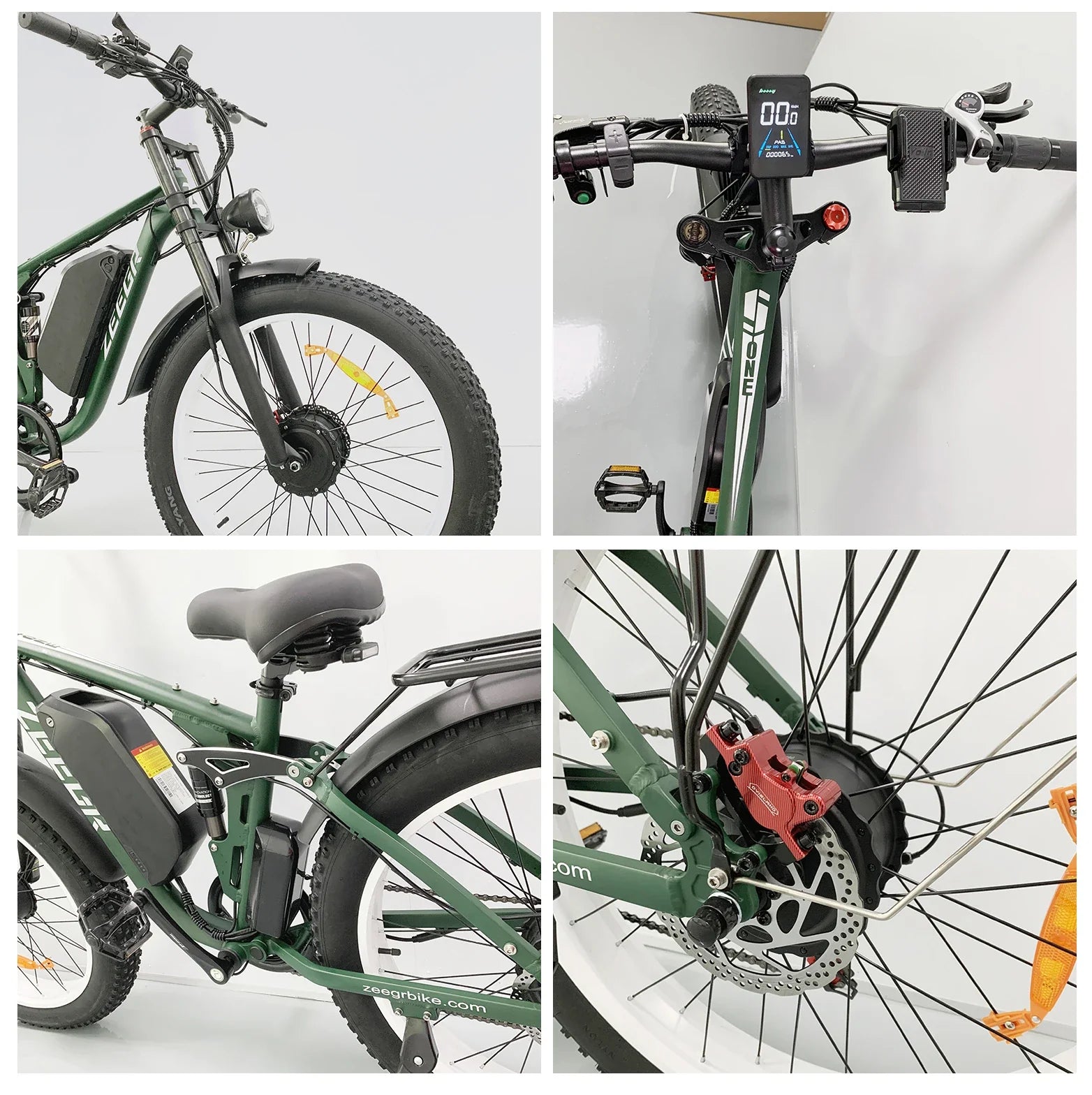 HKM-267475 High Power 52V Dual Motor 2000W Electric Mountain Bike with 26 Inch Tires and 22.4Ah Lithium Battery