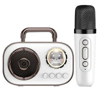 HKM-267539 Portable Mini Karaoke Speaker for Home and Outdoor Use – Wireless Family Singing Device