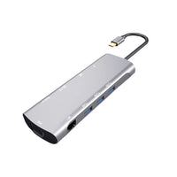 HKM-267603 4K USB-C Docking Station with HDMI and VGA Ports, Aluminum Alloy Shell, PD3.0 Fast Charge, 140mm Cable Length