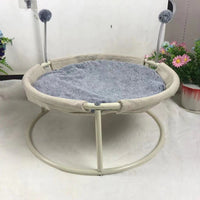 HKM-2676541 Universal Cat Nest with Moisture-Proof Base and Easy Disassembly, Stainless Steel Frame, Available in Multiple Colors