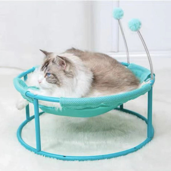 HKM-2676541 Universal Cat Nest with Moisture-Proof Base and Easy Disassembly, Stainless Steel Frame, Available in Multiple Colors