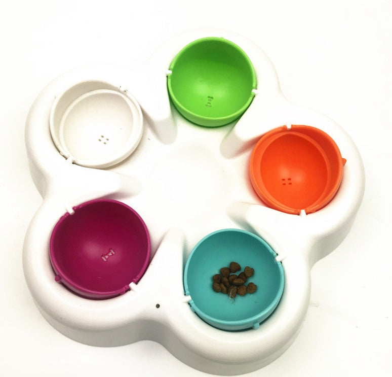HKM-2676669 Interactive Slow Feed Bowl for Pets - Durable PP Material for Engaging Mealtime
