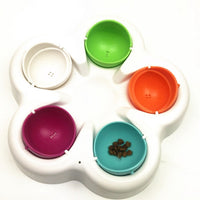 HKM-2676669 Interactive Slow Feed Bowl for Pets - Durable PP Material for Engaging Mealtime