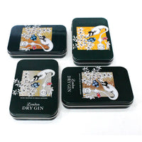 HKM-267667 Custom Mini Square Hinged Tin Box for Food, Gifts, and More - 130x85x23mm