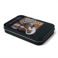 HKM-267667 Custom Mini Square Hinged Tin Box for Food, Gifts, and More - 130x85x23mm