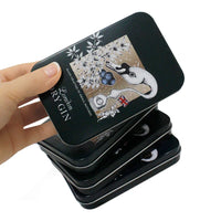HKM-267667 Custom Mini Square Hinged Tin Box for Food, Gifts, and More - 130x85x23mm