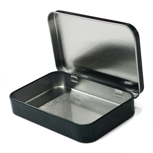 HKM-267667 Custom Mini Square Hinged Tin Box for Food, Gifts, and More - 130x85x23mm