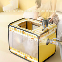 HKM-267731 Cat and Dog Hair Dryer Bag with Carrot Print for Pets up to 25 lbs