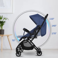 HKM-267731 Compact 3-in-1 Baby Buggy Stroller - Lightweight, Easy Folding, Portable Pram for Travel