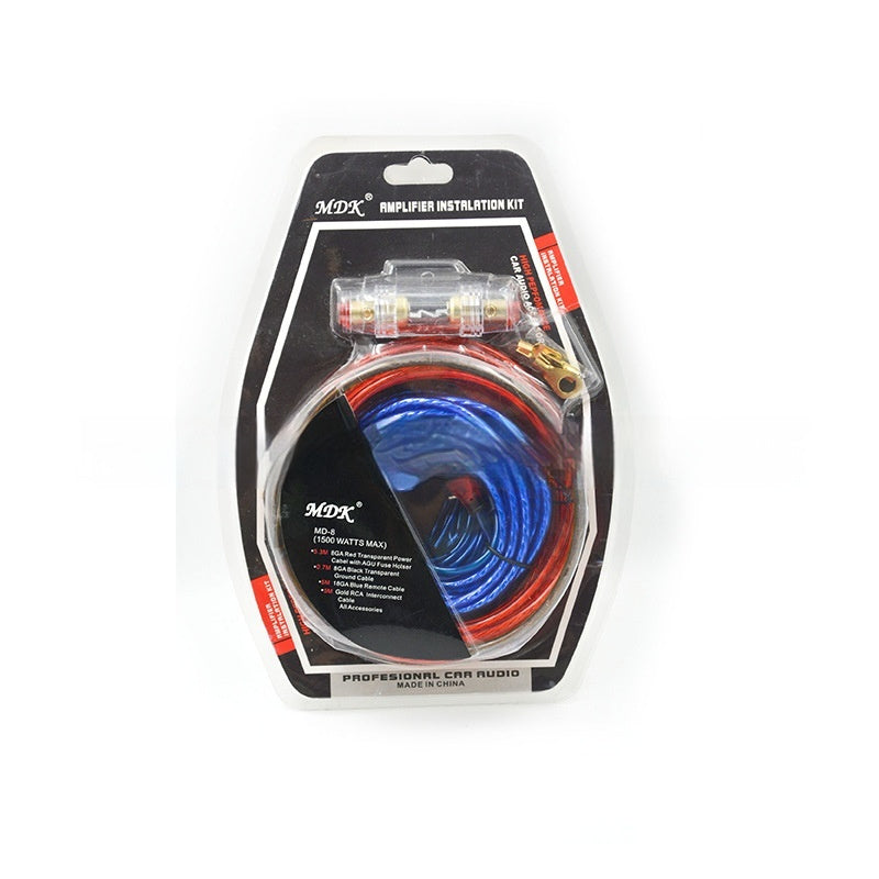 HKM-267859 RCA Audio Cable with Copper-Clad Aluminum Core for Subwoofer Amplifier Connection
