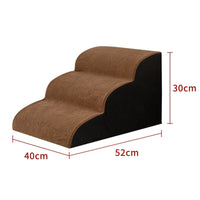 HKM-2679741 Wooden Pet Stairs for Dogs - Removable and Washable Bed Steps